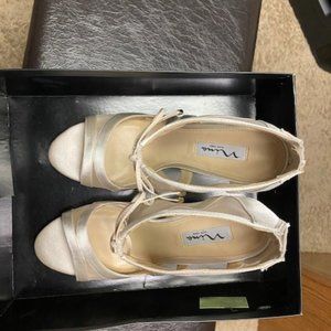 Nina Fabric Wedding Shoe size 10